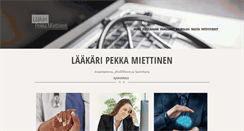 Desktop Screenshot of pekkamiettinen.fi